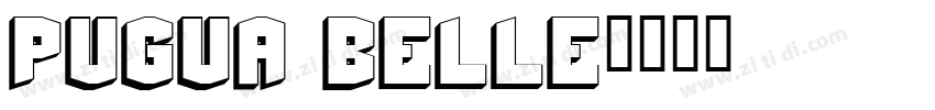 Pugua Belle字体转换
